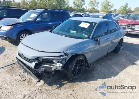 2024 Honda Civic Sport из США, поврежденный, VIN 2HGFE2F53RH528250